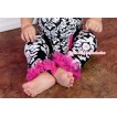 Newborn Baby Damask Leg Warmers Leggings with Ruffles LG151 